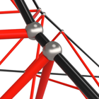 Assemblage cordage pyramide