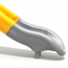 Toboggan ouvert rotomoulé